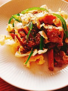 簡単!豚肉と野菜の味噌炒め-レシピのメイン写真
