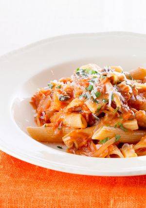 ポルチーニとキノコの簡単トマトパスタ-レシピのメイン写真