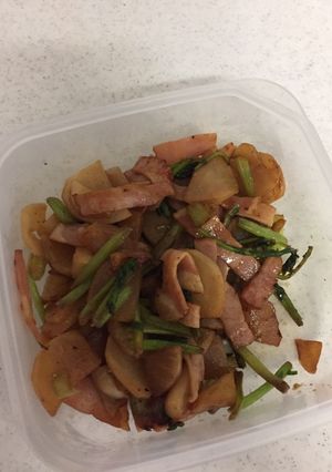 かぶとベーコンの醤油炒め-レシピのメイン写真