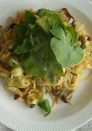 お一人様ランチ☆野菜の和風パスタ-レシピのメイン写真