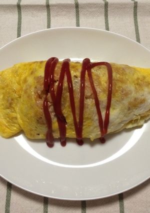 スライスチーズでオムライス-レシピのメイン写真