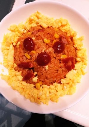 子供が喜ぶ！ライオンのオムライス-レシピのメイン写真