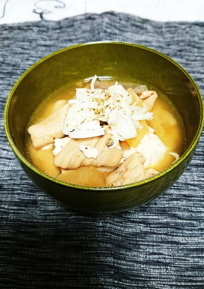 我が家のモツ煮、味噌仕立て-レシピのメイン写真