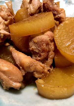ちょっと甘めの大根と鶏肉の煮物-レシピのメイン写真