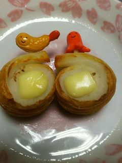 お弁当に!竹輪のクルクル巻チーズIN-レシピのメイン写真