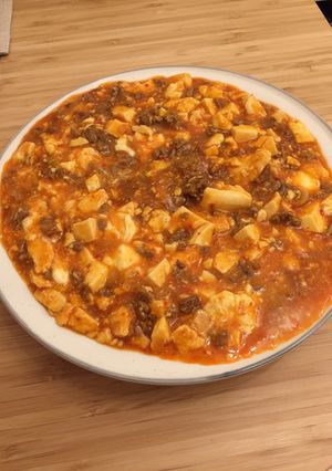 モッツアレラチーズin麻婆豆腐-レシピのメイン写真