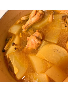 大根と手羽元の煮物☆カレー風味-レシピのメイン写真