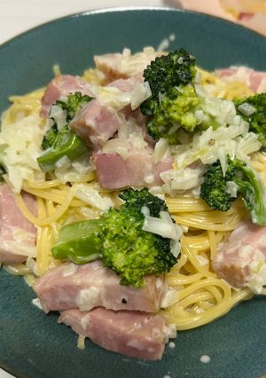 ブッコリーのクリームパスタ-レシピのメイン写真