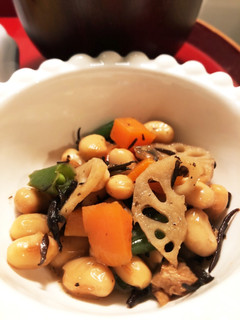 ひじきと大豆の煮物-レシピのメイン写真