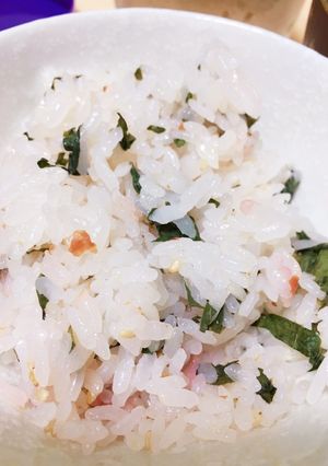 梅と大葉のまぜご飯-レシピのメイン写真