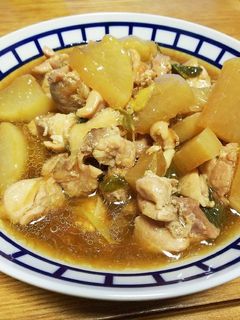 圧力鍋で!鶏肉と大根の煮物♡-レシピのメイン写真