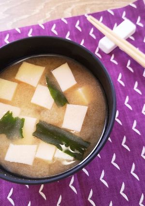 災害時にも!ポリ袋湯煎でみそ汁-レシピのメイン写真