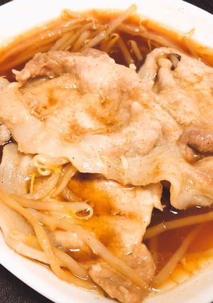 豚肉ともやしの蒸し-レシピのメイン写真
