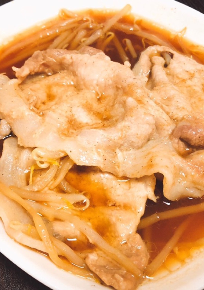 豚肉ともやしの蒸し-レシピのメイン写真