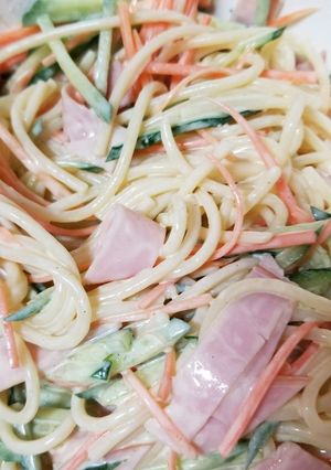旦那お気に入りキユーピーハーフ♥サラスパ-レシピのメイン写真