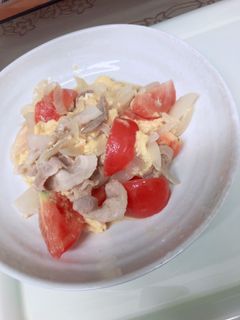 簡単◎豚トマト卵炒め-レシピのメイン写真