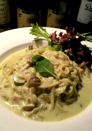 アボカドベースのクリームパスタ-レシピのメイン写真