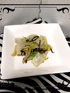 白菜の昆布和え-レシピのメイン写真