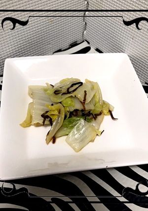 白菜の昆布和え-レシピのメイン写真