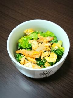 ブロッコリーと卵キノコのバター醤油炒め-レシピのメイン写真