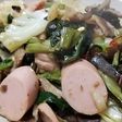 チチタケとマイタケの野菜炒め・醤油味^^