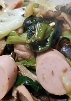 チチタケとマイタケの野菜炒め・醤油味^^-レシピのメイン写真