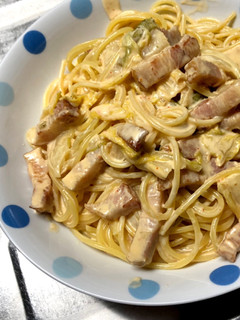 簡単☆キムチクリームパスタ-レシピのメイン写真
