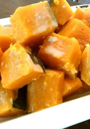 優しいお母さんの味！かぼちゃのミルク煮-レシピのメイン写真