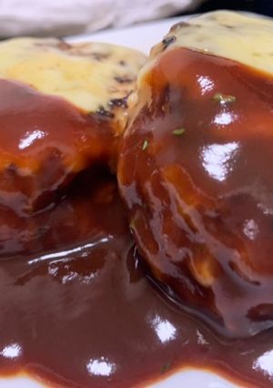 ハンバーグ-レシピのメイン写真