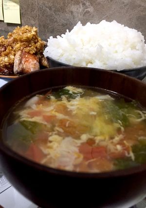 トマトレタス卵 スープ-レシピのメイン写真