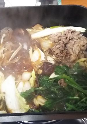 すき焼き (赤ワイン風味)-レシピのメイン写真