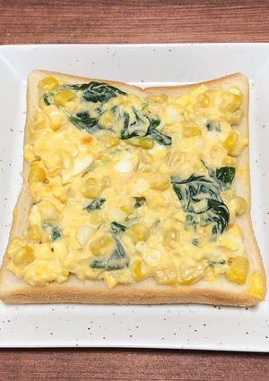 【作り置き】ゆで卵とコーンほうれん草-レシピのメイン写真