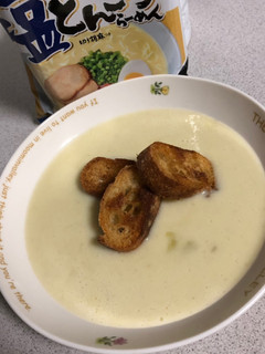 豚骨スープでポテトポタージュ-レシピのメイン写真