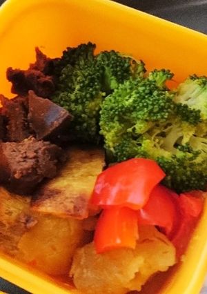 お弁当サラダのマヨネーズ綺麗に入れる方法-レシピのメイン写真