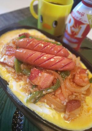鉄板ナポリハン(鉄板ナポリ飯)-レシピのメイン写真