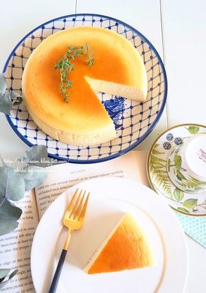糖質オフ✿　しゅわふわ～のチーズケーキ-レシピのメイン写真