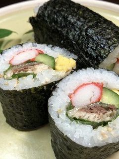 オイルサーディン恵方巻-レシピのメイン写真