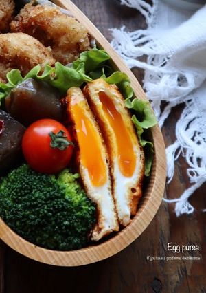 お弁当に！玉子巾着-レシピのメイン写真
