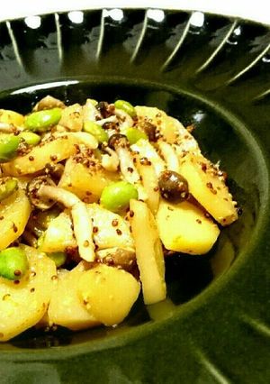 粒マスタード☆ジャガしめじ-レシピのメイン写真