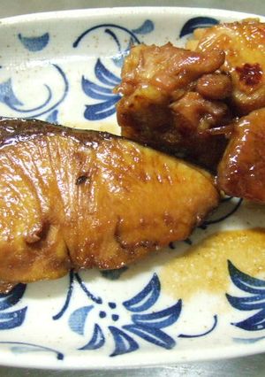 ぶり＆とりもも肉の照り焼き-レシピのメイン写真