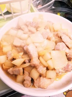 豚バラと玉ねぎ大根のこっくり味噌炒め煮-レシピのメイン写真