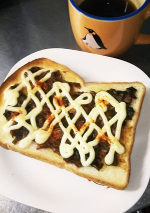 ネギ味噌トースト-レシピのメイン写真