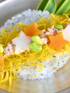 腎臓病食にも 七夕サラダ寿司-レシピのメイン写真