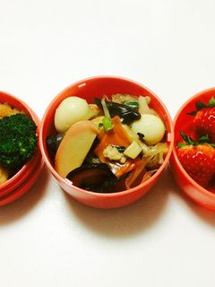 94、ミニ中華丼と豚の角煮弁当♡-レシピのメイン写真