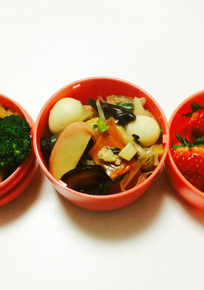 94、ミニ中華丼と豚の角煮弁当♡-レシピのメイン写真