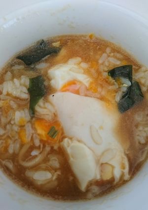 サッポロ一番醤油雑炊-レシピのメイン写真