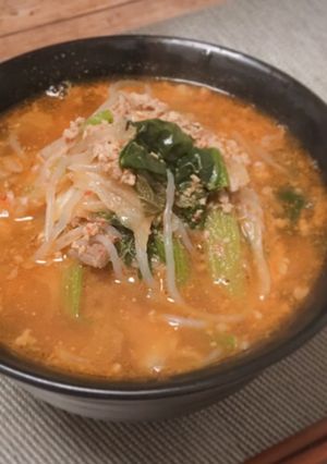 ヘルシーでも大満足！しらたきで担々麺-レシピのメイン写真