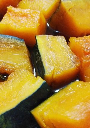 簡単♪フライパン1つでできるかぼちゃ煮物-レシピのメイン写真