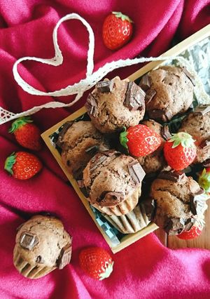 バレンタインにも☆簡単濃厚チョコマフィン-レシピのメイン写真
