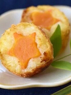 お弁当にも♡星形にんじんのコロッケ-レシピのメイン写真